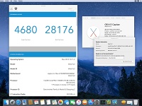 Zrzut ekranu 2015-12-15 o 20.28.43  Macstorm Infinity III z procesorem  Intel Core I7-5820K 3.3GHz@4.6GHz na chipsecie X99. Test procesora programem Geekbench 3.1.6 . Osiągi dużo wyższe od 8 rdzeniowego Maca Pro !